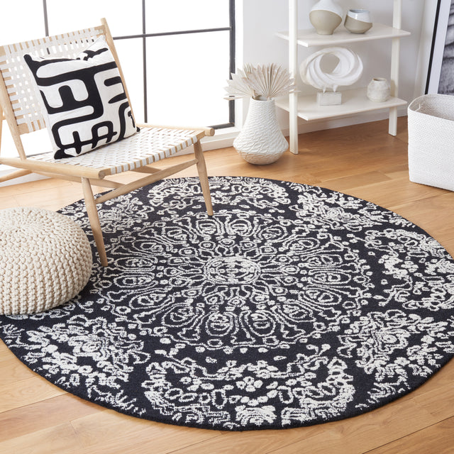 Safavieh Metro Met993Z Black/Ivory Rugs.