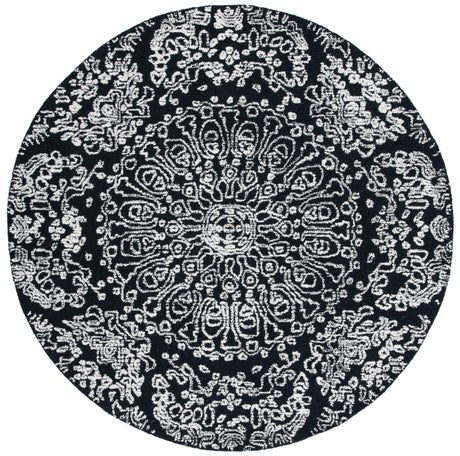 Safavieh Metro Met993Z Black/Ivory Area Rug