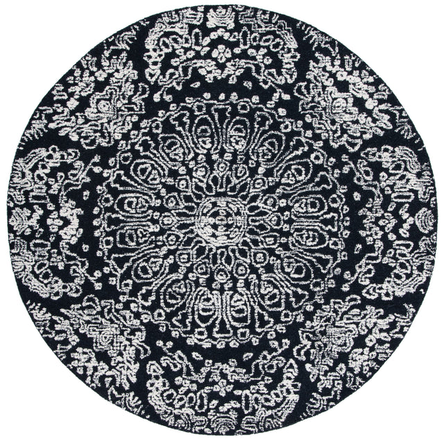 Safavieh Metro Met993Z Black/Ivory Rugs.