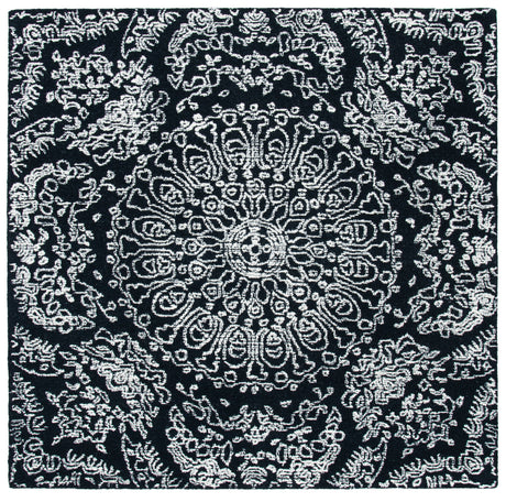 Safavieh Metro Met993Z Black/Ivory Area Rug