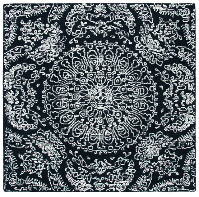 Safavieh Metro Met993Z Black/Ivory Rugs.