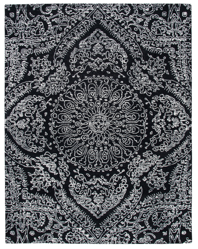 Safavieh Metro Met993Z Black/Ivory Rugs.