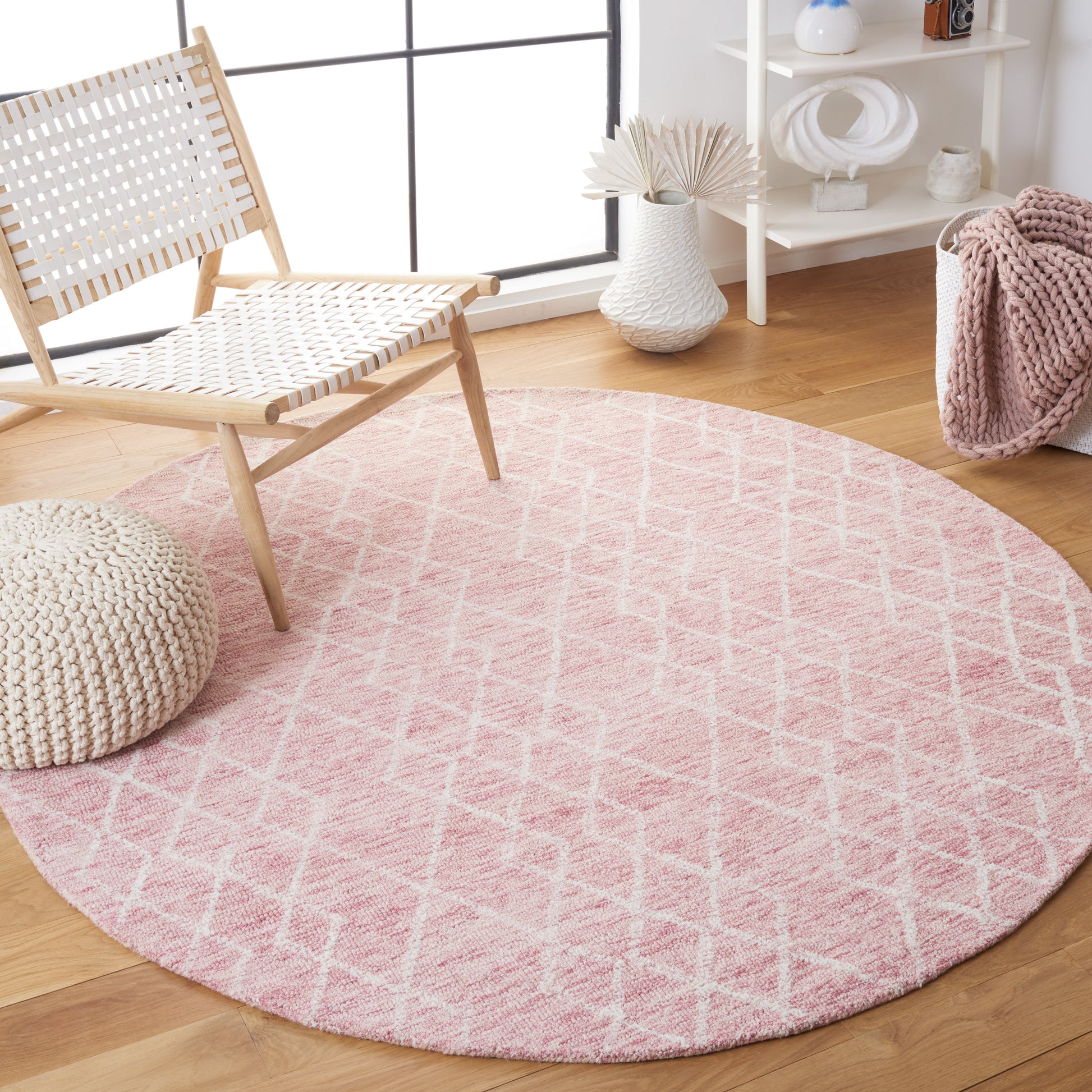 Safavieh Metro Met994U Pink/Ivory Area Rug