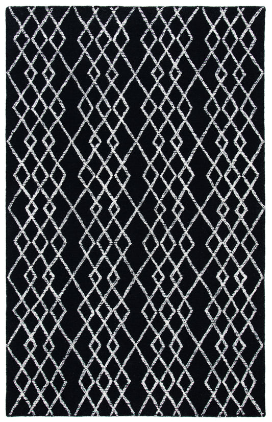 Safavieh Metro Met994Z Black/Ivory Area Rug