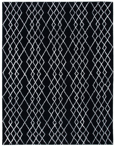 Safavieh Metro Met994Z Black/Ivory Area Rug