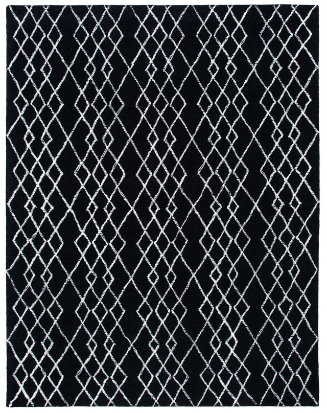 Safavieh Metro Met994Z Black/Ivory Area Rug