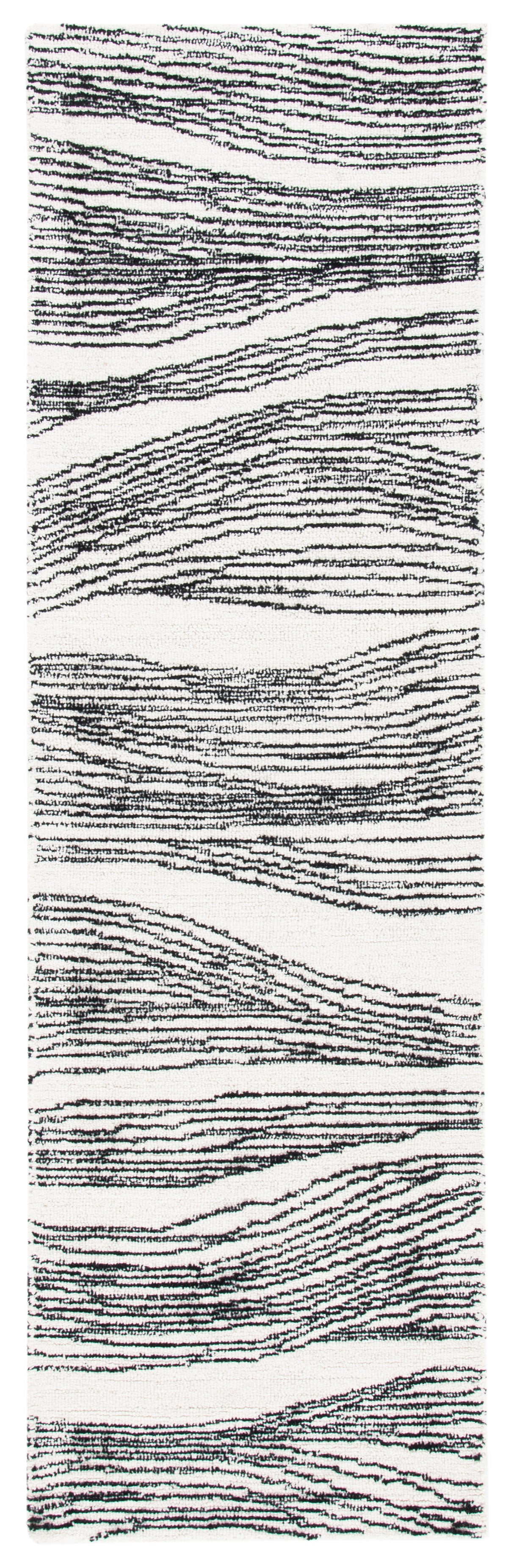 Safavieh Metro Met995B Ivory/Black Rugs.