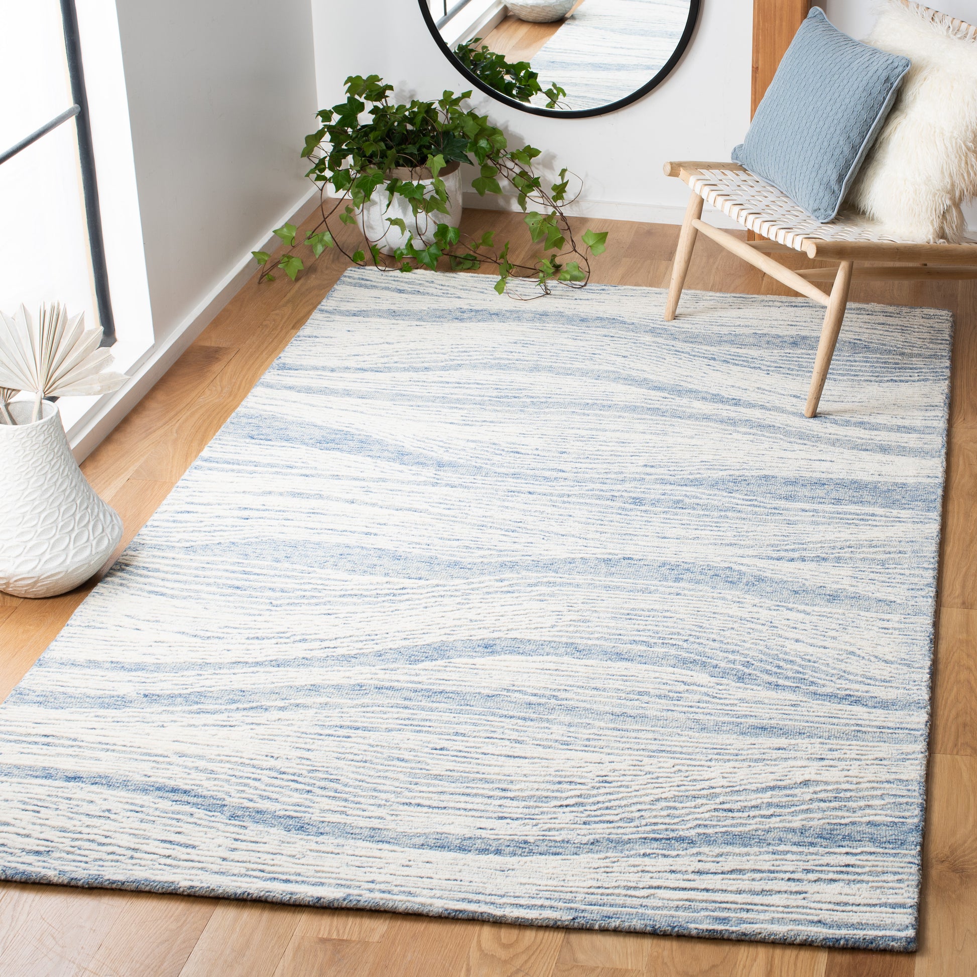 Safavieh Metro Met995M Blue/Ivory Area Rug