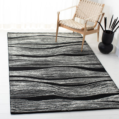 Safavieh Metro Met995Z Black/Ivory Area Rug