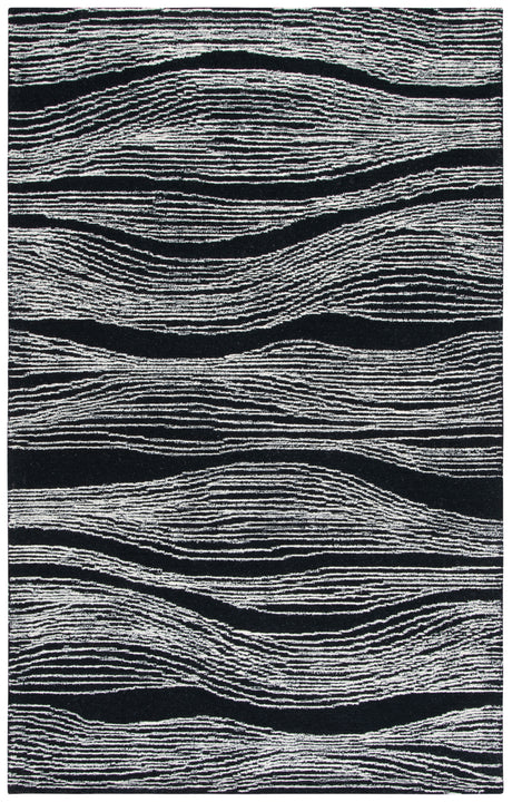 Safavieh Metro Met995Z Black/Ivory Rugs.