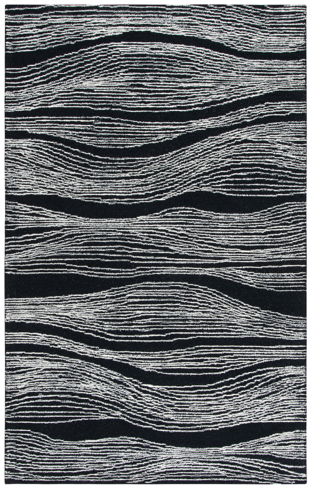 Safavieh Metro Met995Z Black/Ivory Rugs.