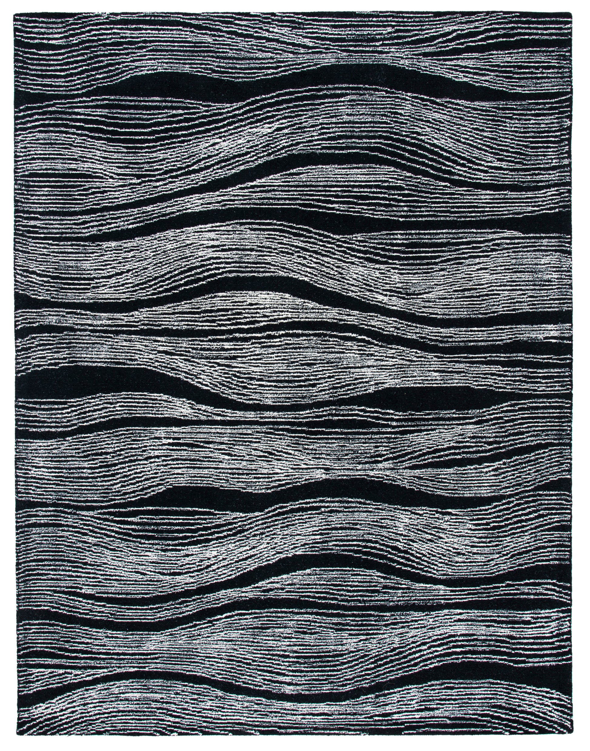 Safavieh Metro Met995Z Black/Ivory Area Rug