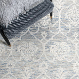 Safavieh Metro Met996L Light Blue/Ivory Rugs.