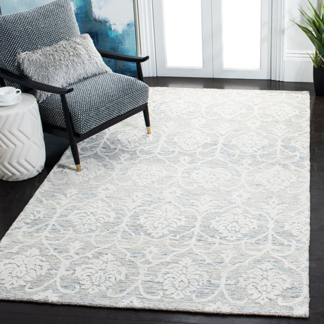 Safavieh Metro Met996L Light Blue/Ivory Rugs.