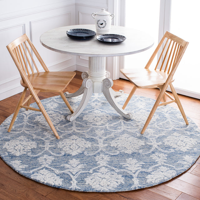 Safavieh Metro Met996M Blue/Ivory Rugs.