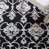 Safavieh Metro Met996Z Black/Ivory Rugs.