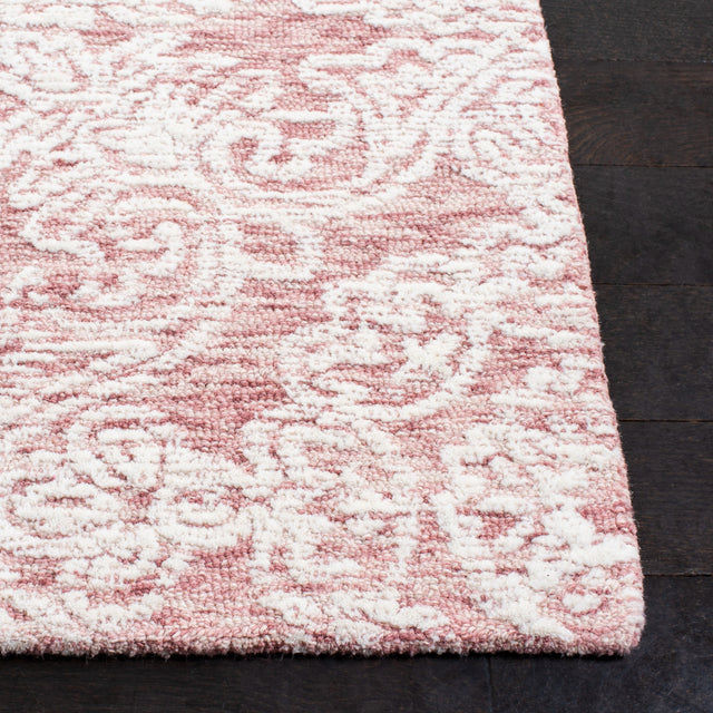 Safavieh Metro Met997U Dark Pink/Ivory Rug.