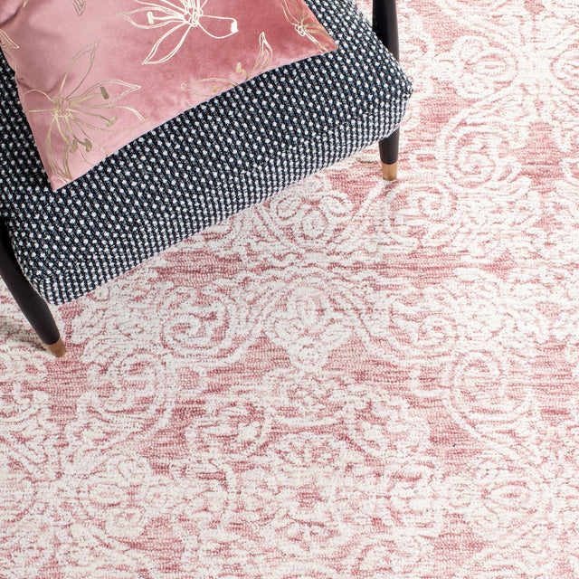 Safavieh Metro Met997U Dark Pink/Ivory Rug.