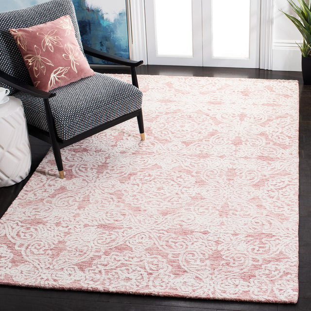 Safavieh Metro Met997U Dark Pink/Ivory Rug.