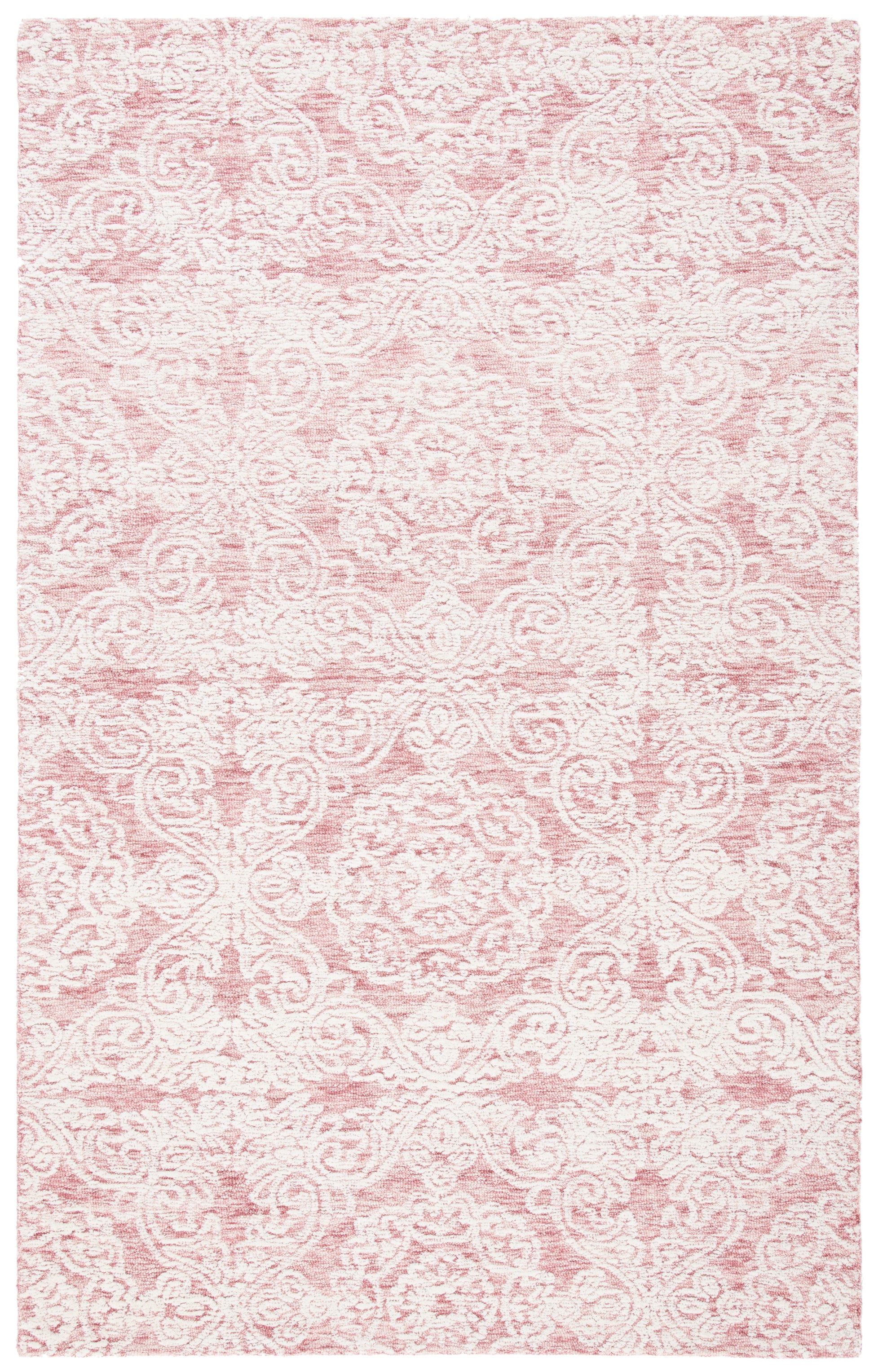 Safavieh Metro Met997U Dark Pink/Ivory Area Rug