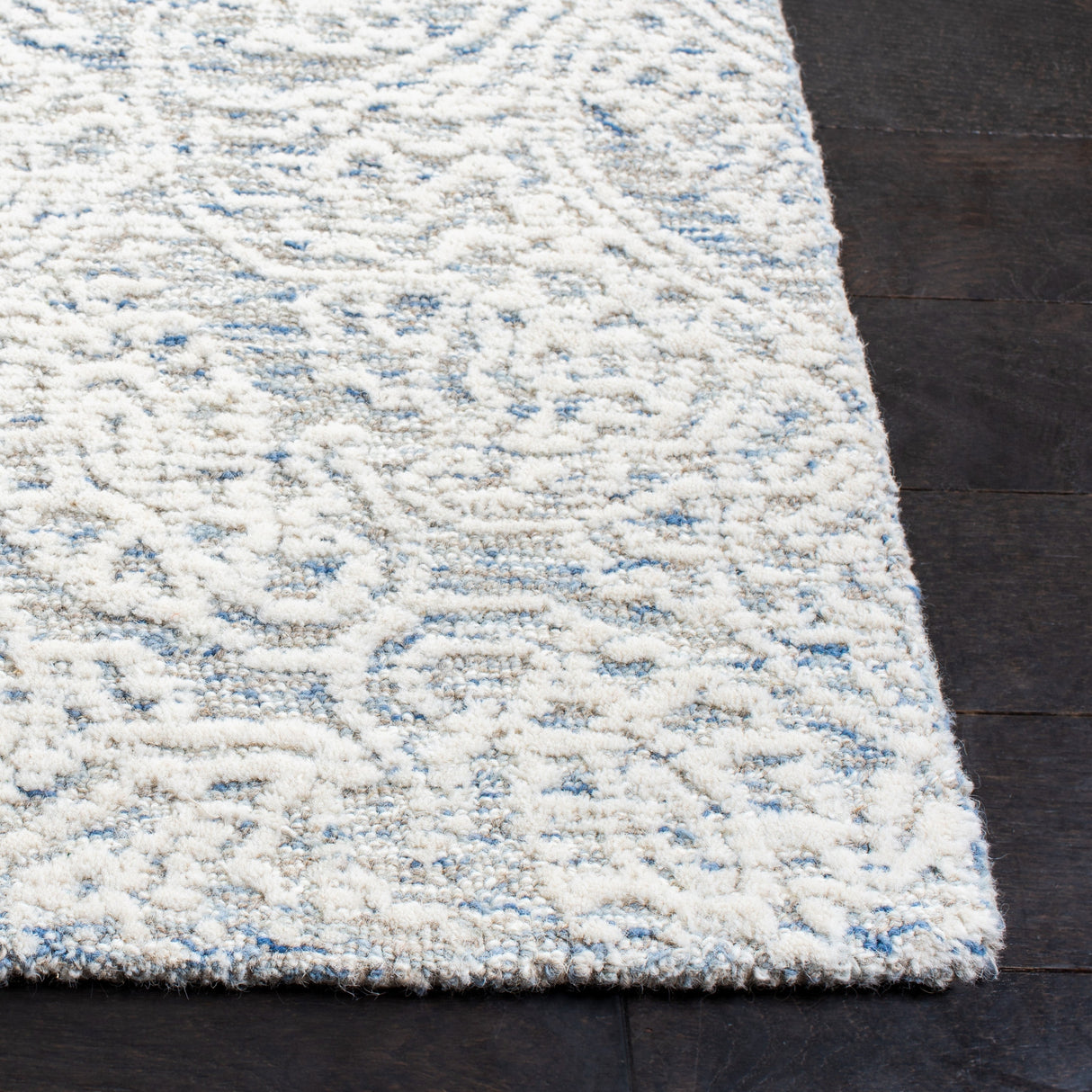 Safavieh Metro Met998L Light Blue/Ivory Rugs.