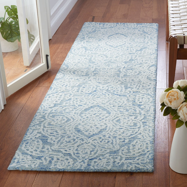 Safavieh Metro Met998M Blue/Ivory Rugs.