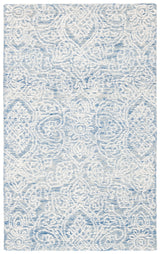 Safavieh Metro Met998M Blue/Ivory Rugs.