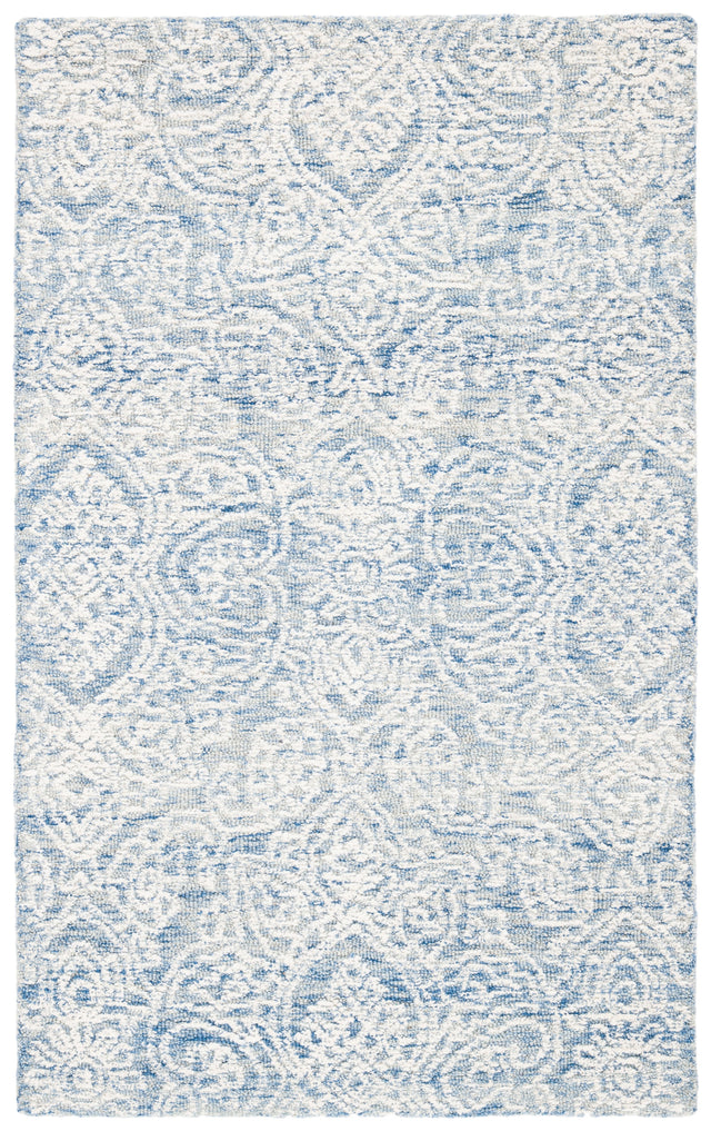 Safavieh Metro Met998M Blue/Ivory Rugs.