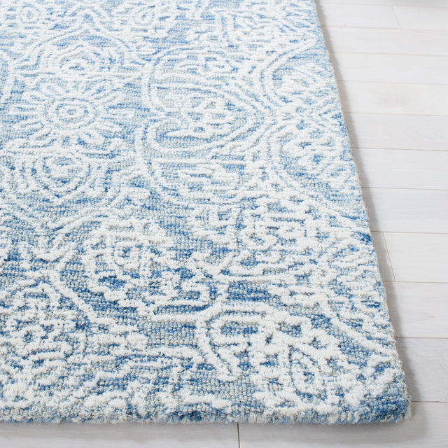 Safavieh Metro Met998M Blue/Ivory Rugs.