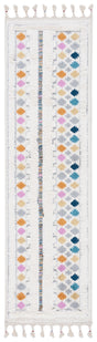 Safavieh Moroccan Fringe Shag Mfg102A Ivory/Grey Rugs.