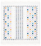 Safavieh Moroccan Fringe Shag Mfg102A Ivory/Grey Rugs.