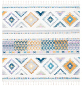 Safavieh Moroccan Fringe Shag Mfg104A Ivory/Navy Rugs.