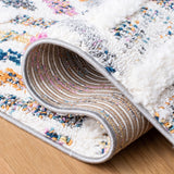 Safavieh Moroccan Fringe Shag Mfg112A Ivory/Grey Rugs.
