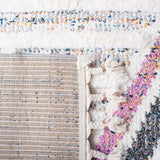 Safavieh Moroccan Fringe Shag Mfg112A Ivory/Grey Rugs.