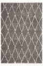 Safavieh Moroccan Fringe Shag Mfg328F Grey/Ivory Rug.