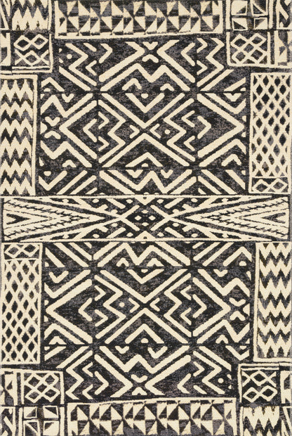 Loloi Mika Mik-13 Ivory/Black Area Rug