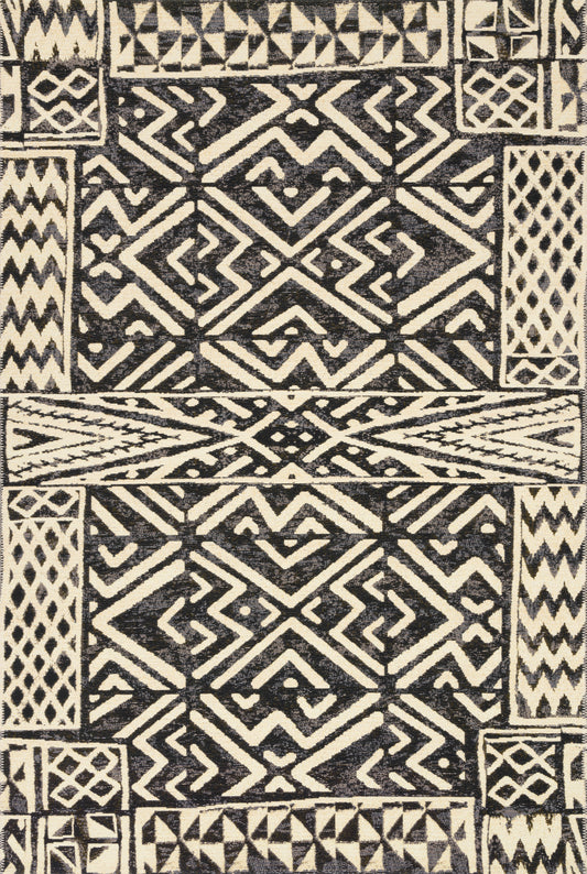 Loloi Mika Mik-13 Ivory/Black Area Rug