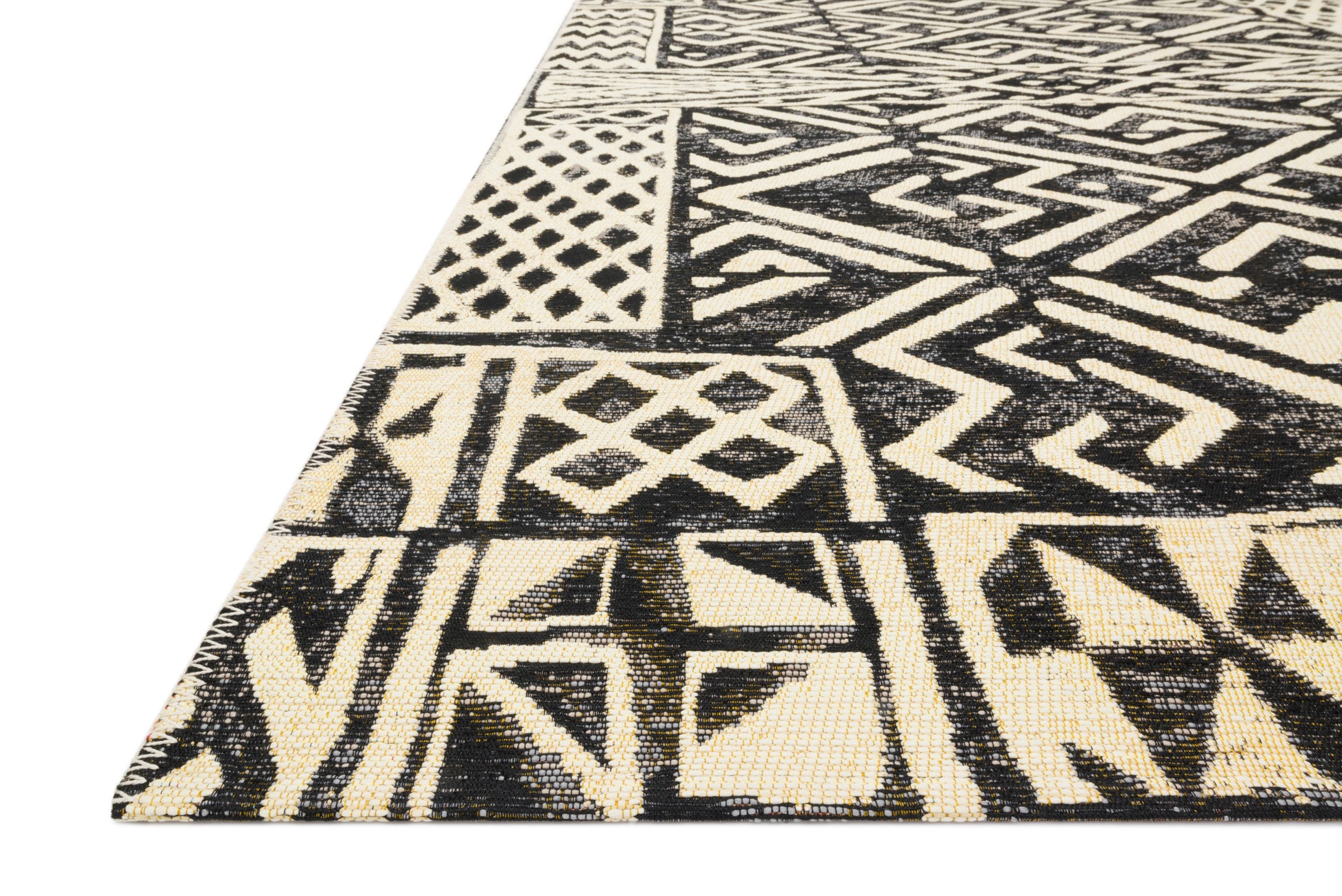 Loloi Mika Mik-13 Ivory/Black Area Rug