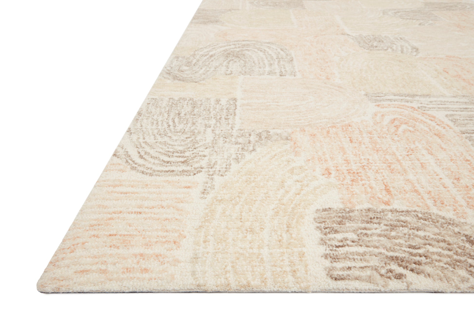 Loloi Milo Mlo-02 Peach/Pebble Area Rug