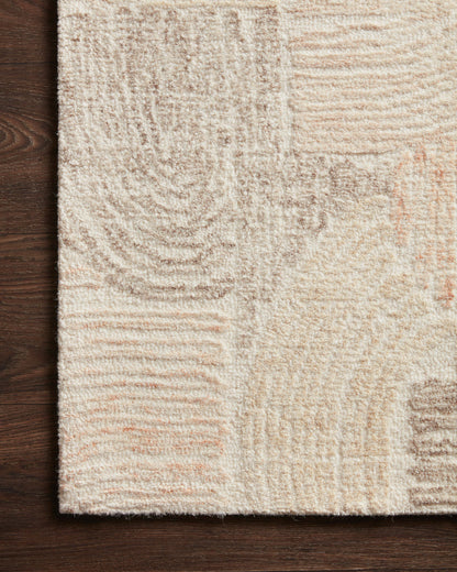 Loloi Milo Mlo-02 Peach/Pebble Area Rug