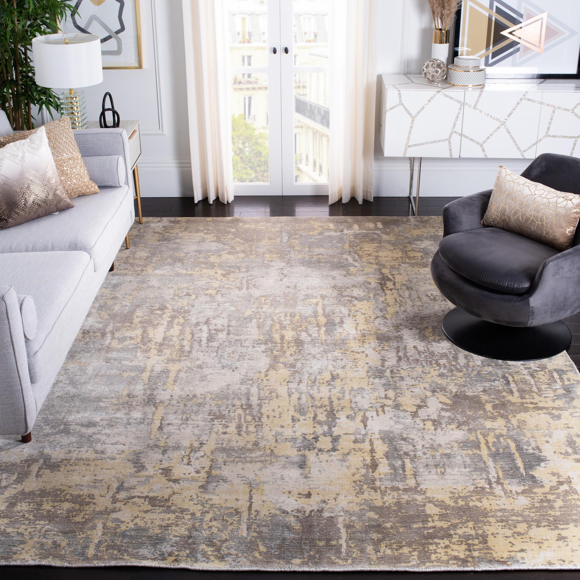 Safavieh Mirage Mir336B Beige/Grey Area Rug