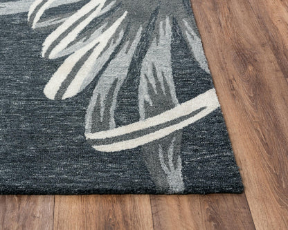 Rizzy Miramar Mir969 Charcoal Area Rug