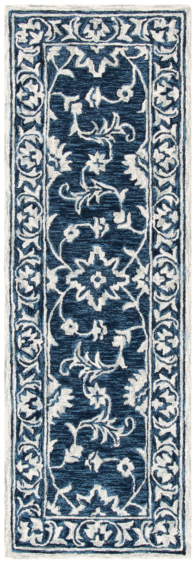 Safavieh Micro-Loop Mlp160N Navy/Taupe Rugs.