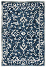 Safavieh Micro-Loop Mlp160N Navy/Taupe Rugs.