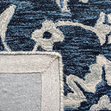 Safavieh Micro-Loop Mlp160N Navy/Taupe Rugs.