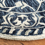 Safavieh Micro-Loop Mlp160N Navy/Taupe Rugs.