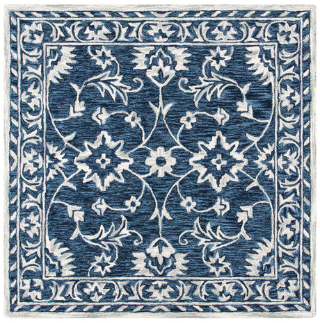 Safavieh Micro-Loop Mlp160N Navy/Taupe Rugs.