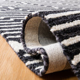 Safavieh Micro-Loop Mlp166H Charcoal/Ivory Rugs.