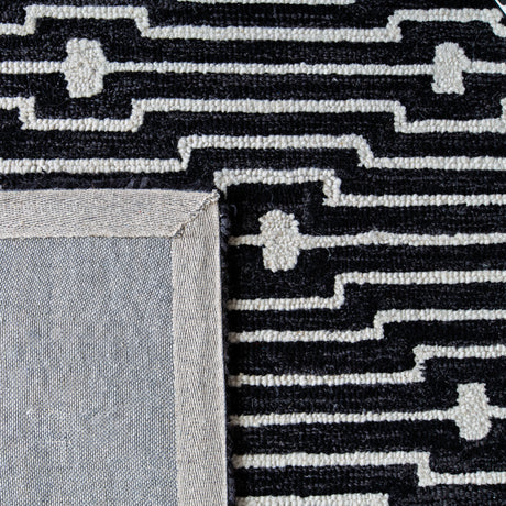 Safavieh Micro-Loop Mlp166H Charcoal/Ivory Area Rug