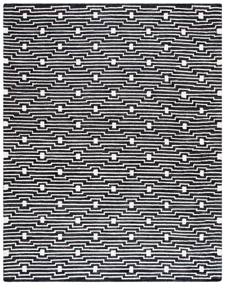 Safavieh Micro-Loop Mlp166H Charcoal/Ivory Area Rug